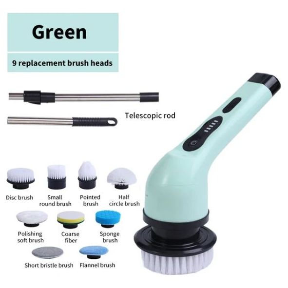 9 in 1 Electric Cordless Cleaning Brush